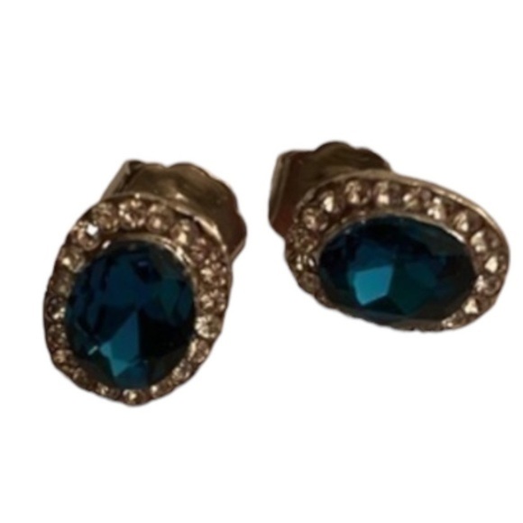 Blue Sapphire Austrian crystal Bracelet set - Picture 2 of 9